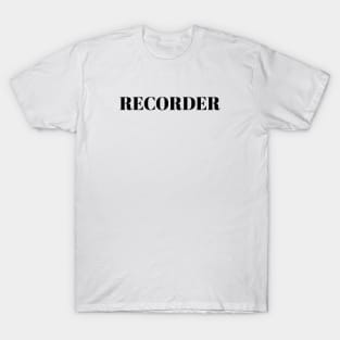 Recorder T-Shirt